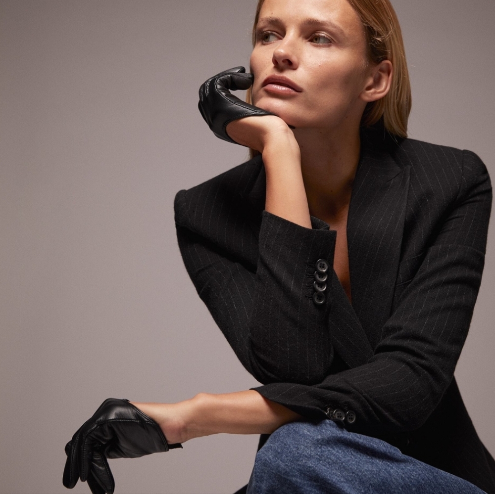 Zara Leather Gloves